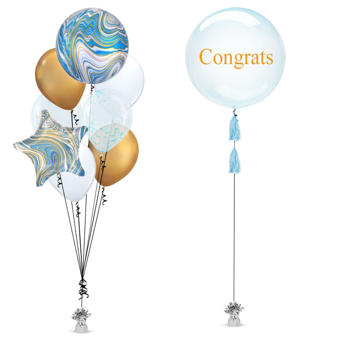 Picture of Grad Shape Balloon Bunch 3