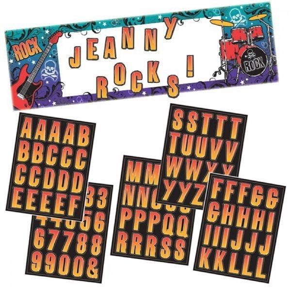 Picture of Personalized Rock Star Banner	