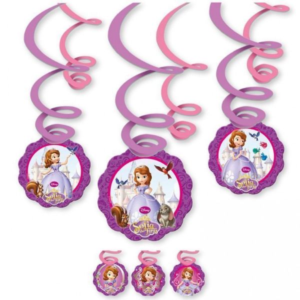 Picture of Sofia The 1st Swirl Decorations	