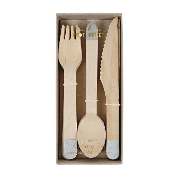 Picture of Wooden Cutlery Silver	