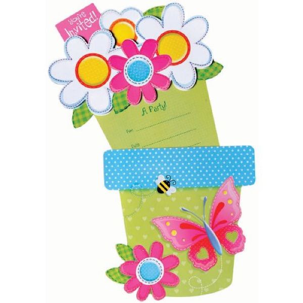 Picture of Garden Girl Invitations	