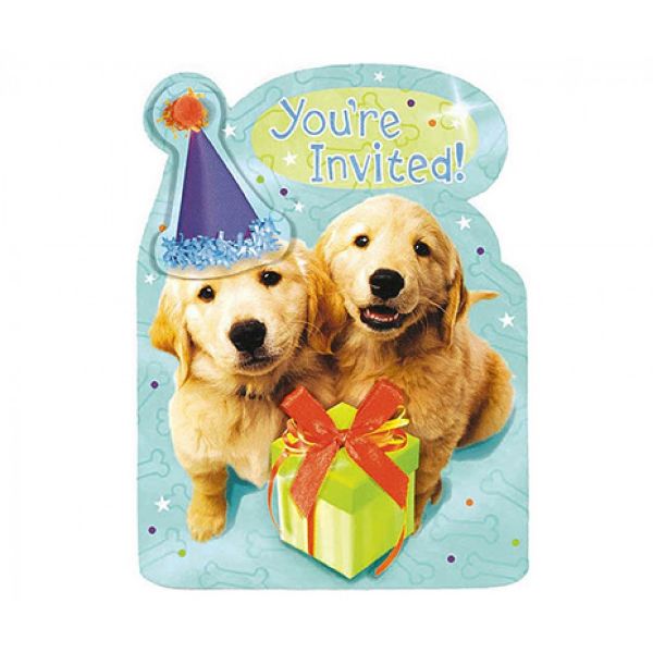 Picture of Puppy Party Invites	