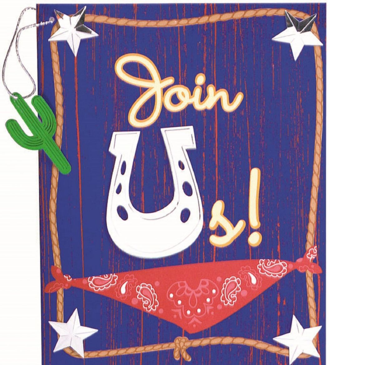 Picture of Western Bandana Invitations	