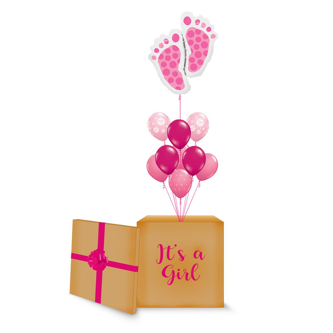 Picture of Pink Baby Feet Surprise Box