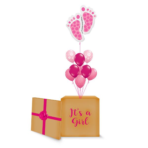 Picture of Pink Baby Feet Surprise Box