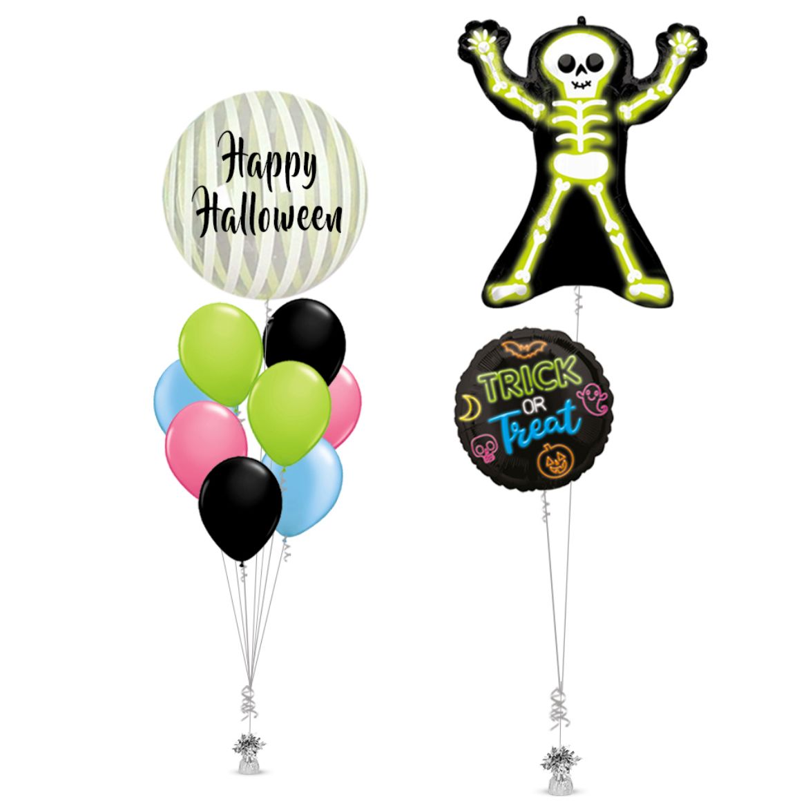 Picture of Neon Bone Balloon Bouquets	