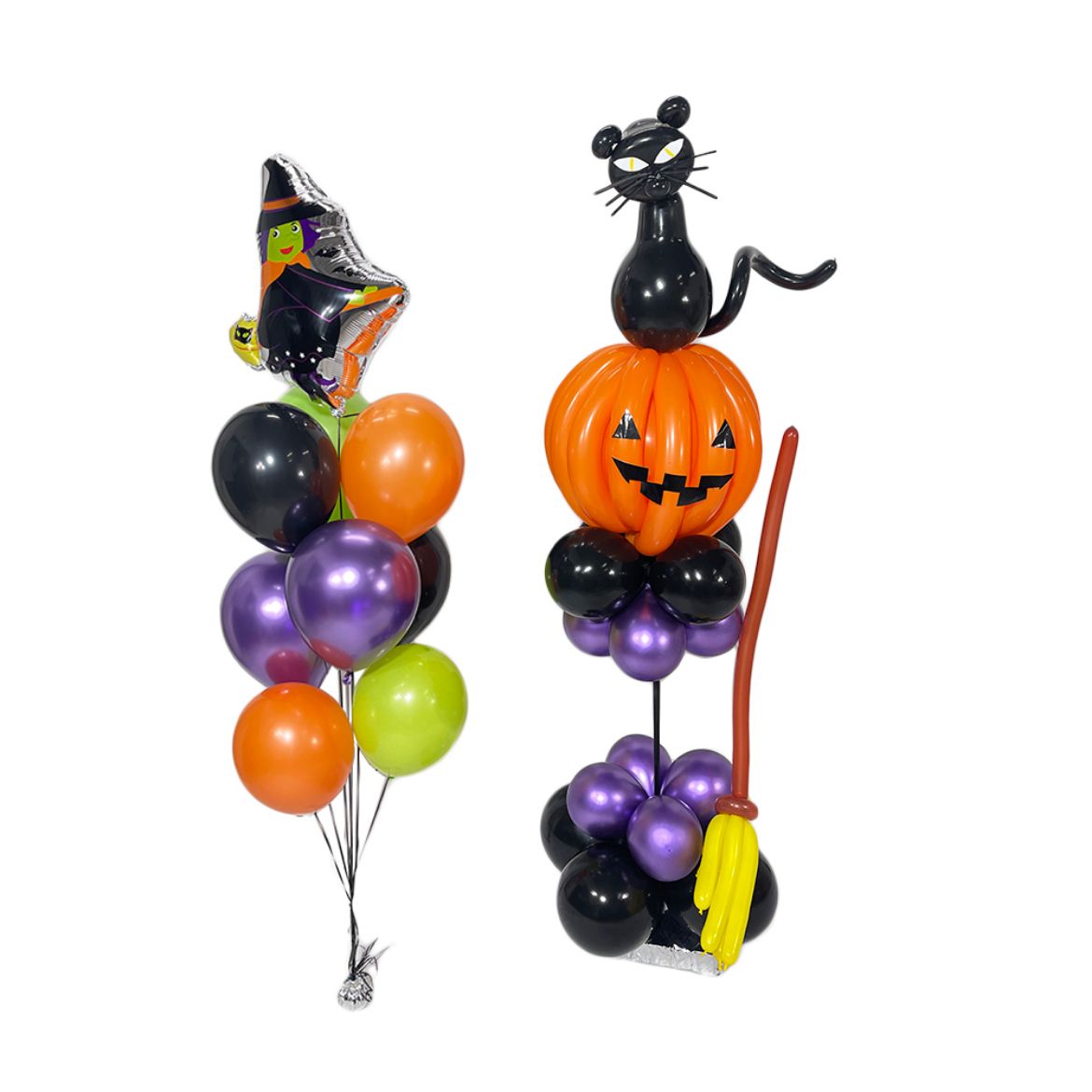 Picture of witch with Pumpkin stand	