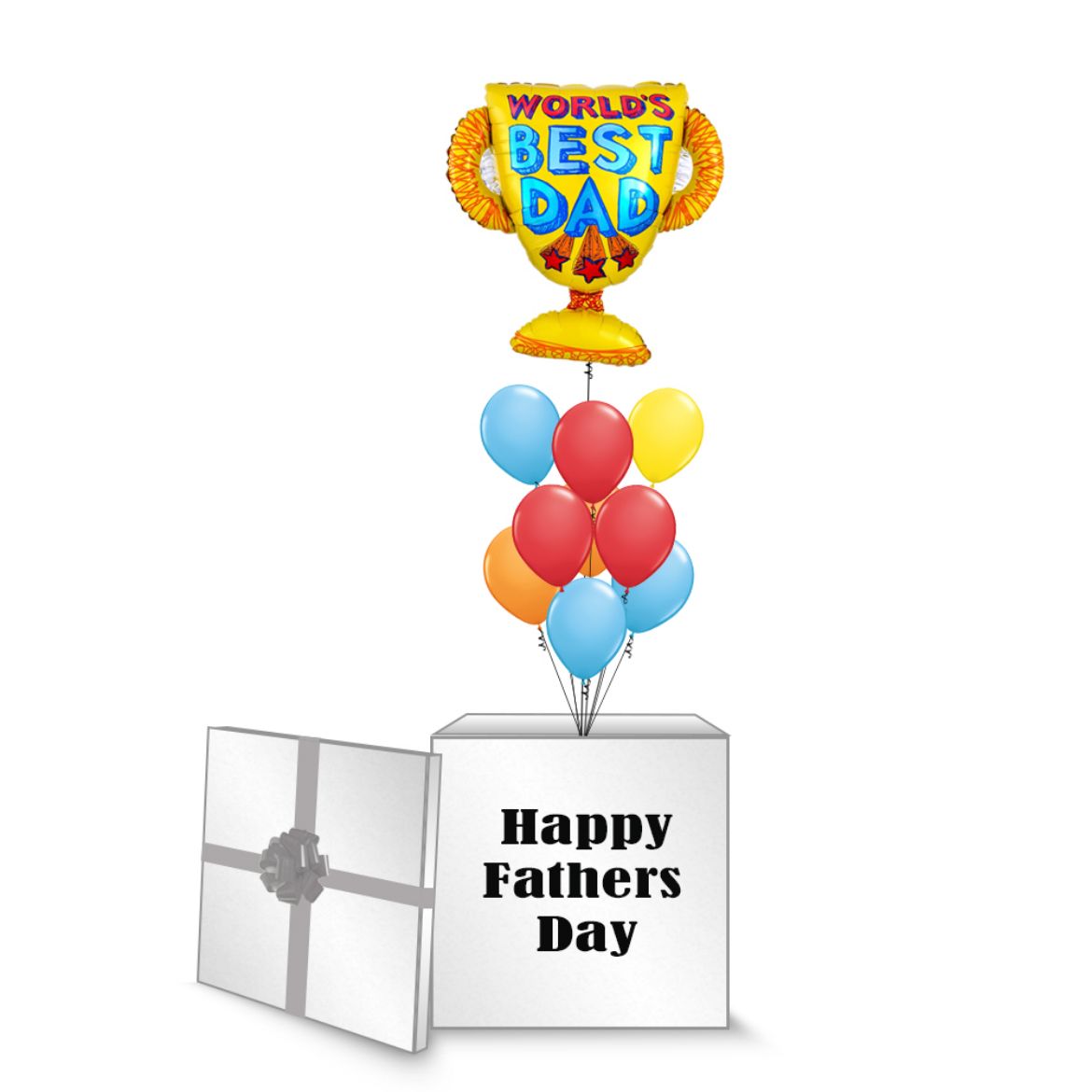 Picture of Best Dad Trophy Box	