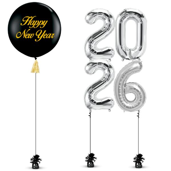 Picture of New Year Number Balloon Bouquet - 7	