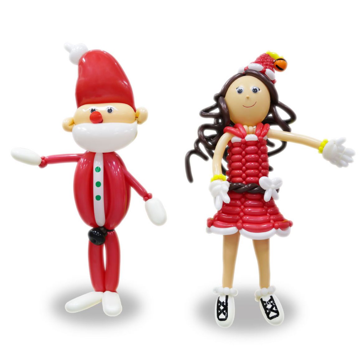 Picture of Boy & Girl Santa