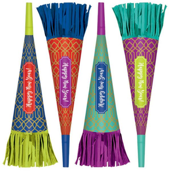 Picture of New year horns Paper pack