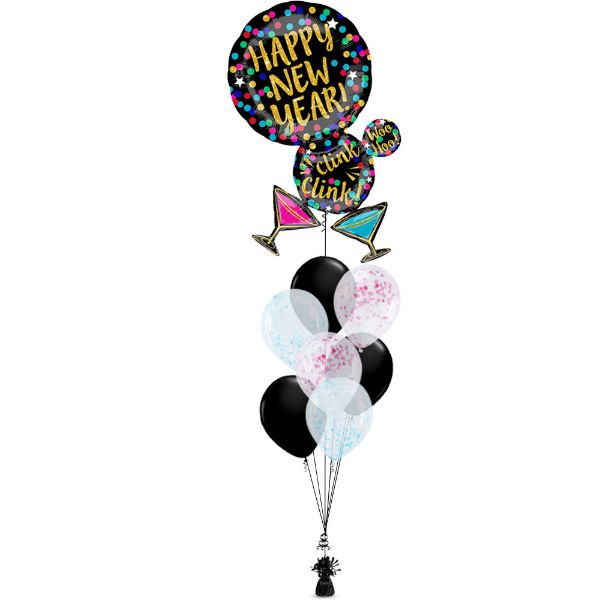 Picture of New Year Martini Bubble Balloon