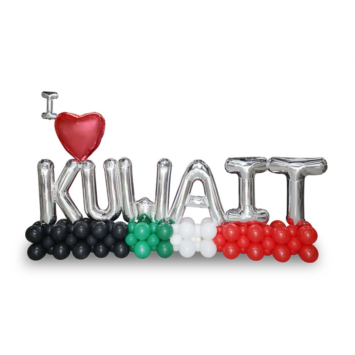 Picture of I Love Kuwait Balloon Sculpture	
