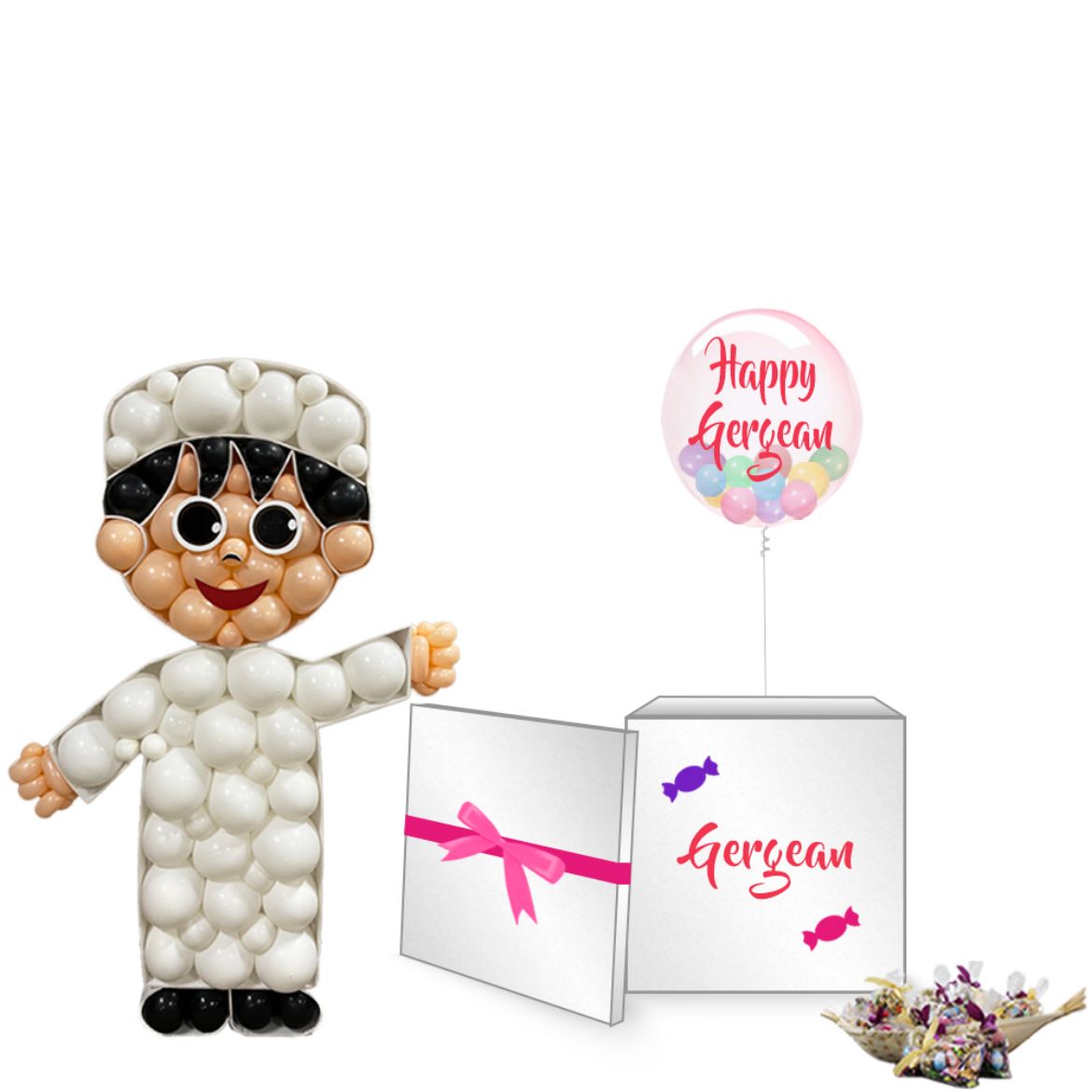 Picture of Gergean Boy with Box