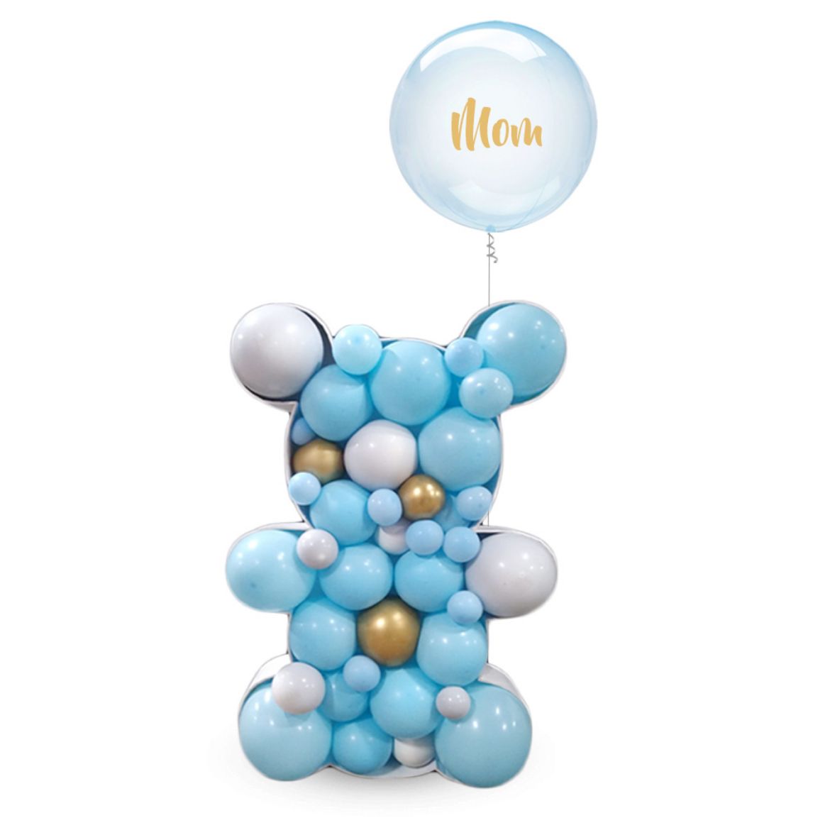 Picture of Blue Bear Frame Balloons	