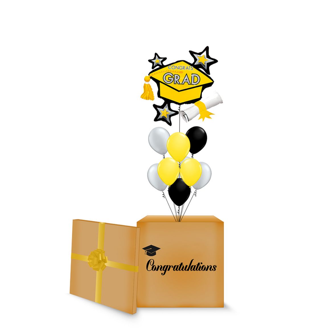 Picture of Congrats Grad Yellow Box
