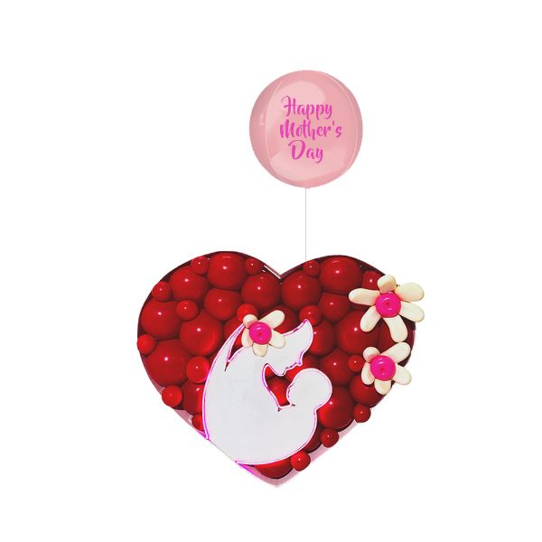 Picture of Mom Heart Frame with Led