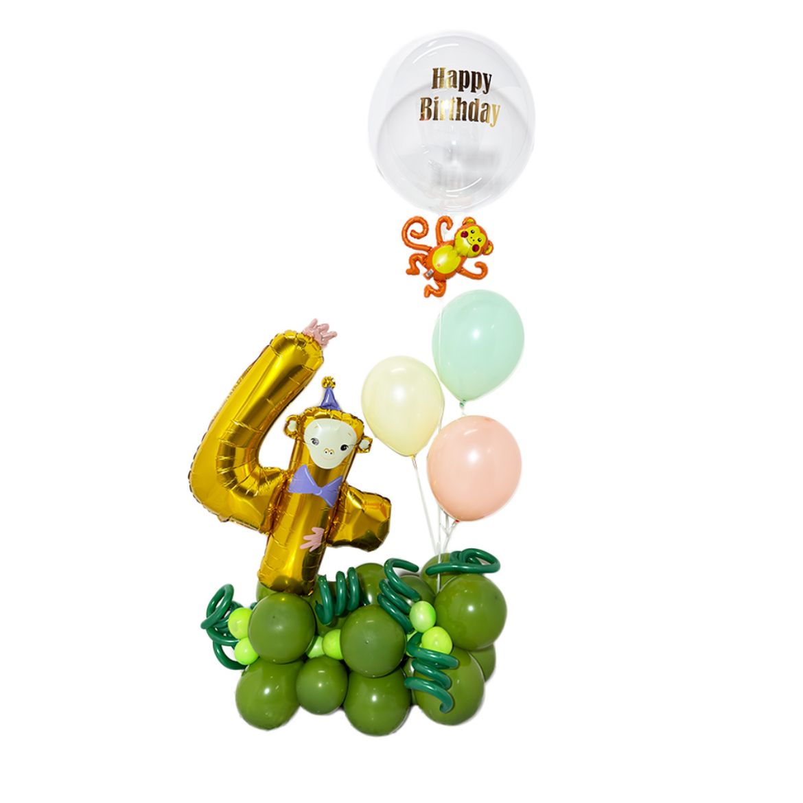 Picture of Animal number 4 balloon 