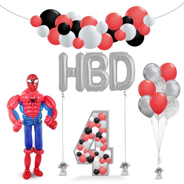 Picture of Spider man Stand with Gift	